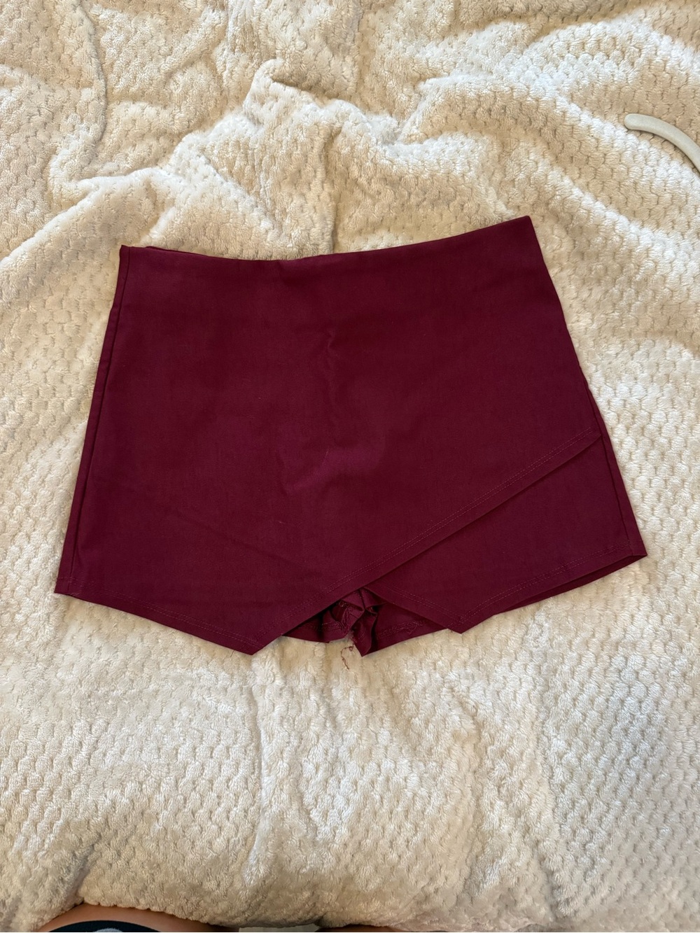 Blue Blush Wine Overlap Skort Shorts